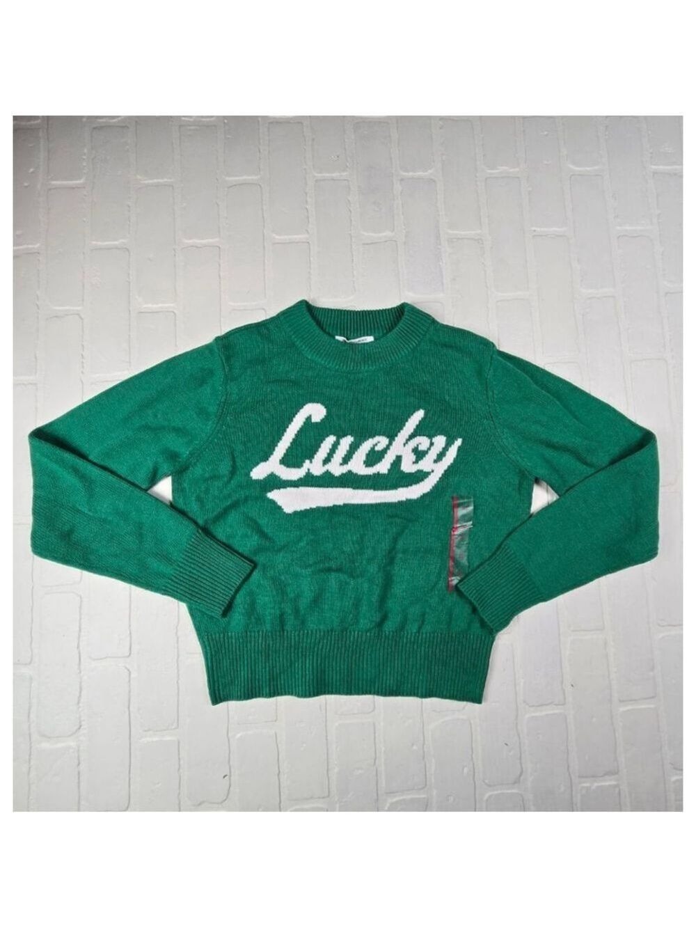 Grayson Thread Green Lucky Knit Sweater XS
